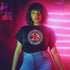 Baphomet Hail Skatin' Roller Skate Unisex Tee